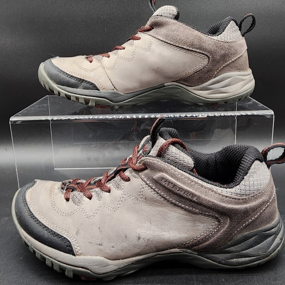 Merrell 9 Women's Siren Traveler Q2 Hiking Shoes Gray Leather Suede Gorpcore